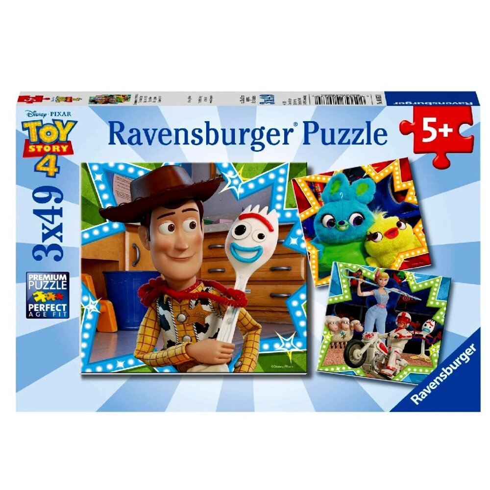 New sealed Ravensburger-3x49 Piece Puzzle- Toy Story 4